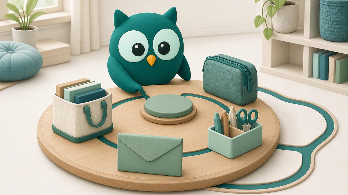 Homeschowl setting a circular carousel of library, materials, co-op, and records tasks into motion.